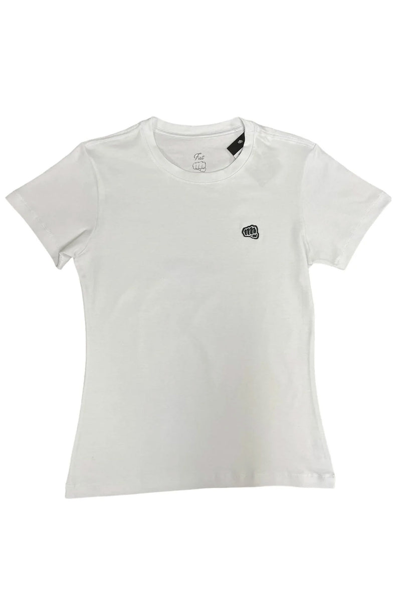 Fist T-shirt Rubber Bw Women White