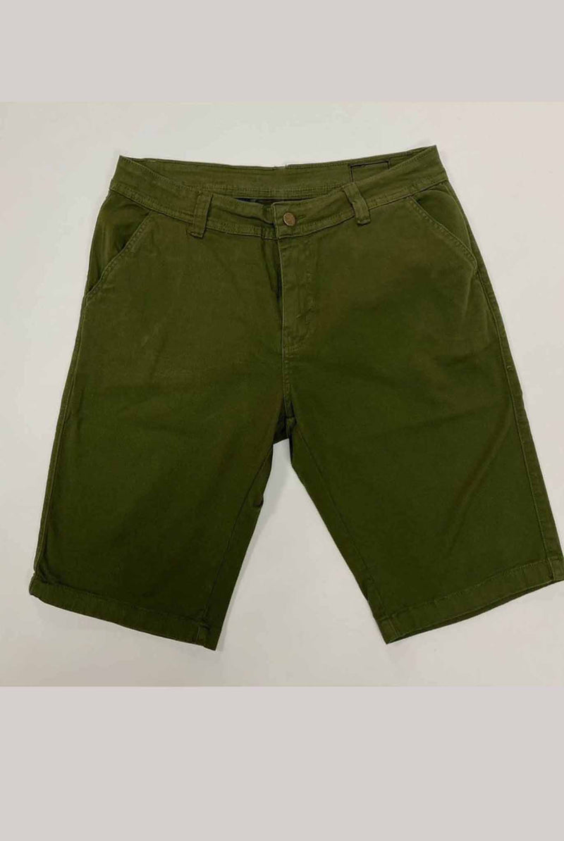 Fist Green Drill Shorts