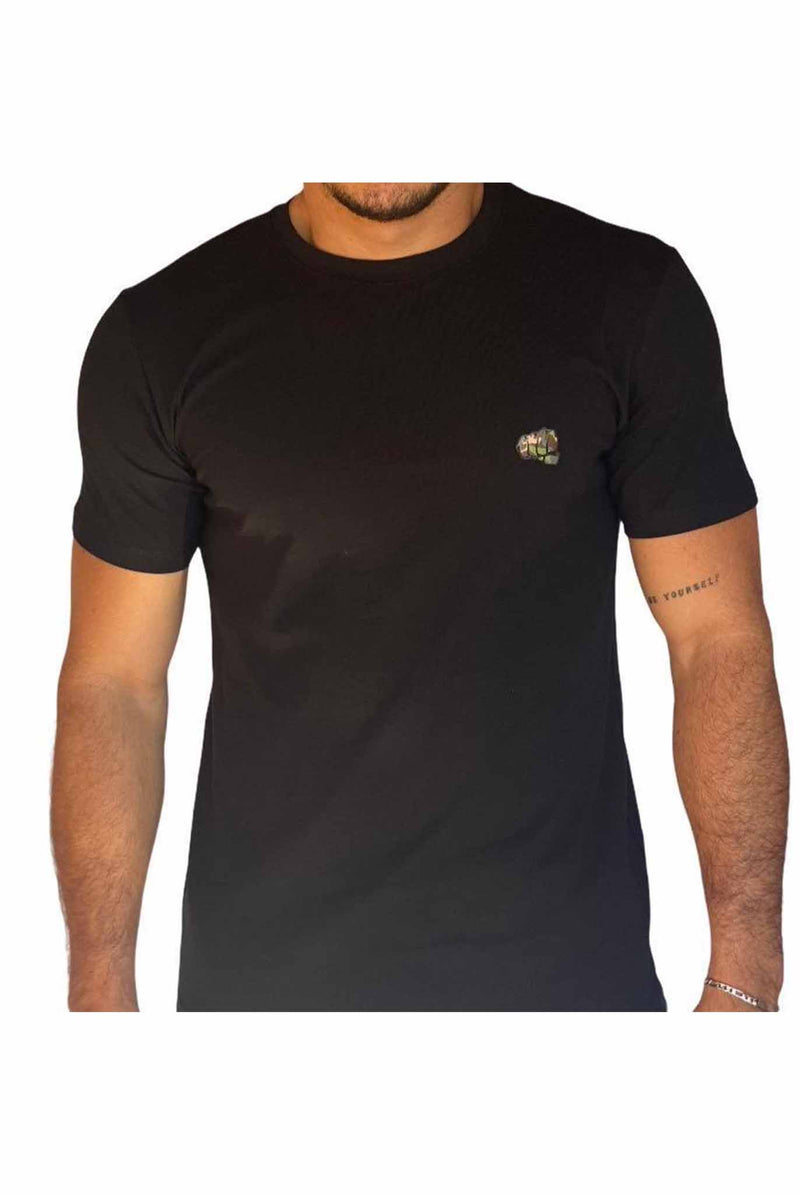 Fist Logo Camo T-Shirt Small Black