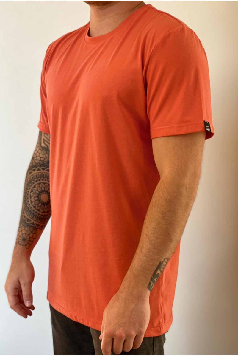 Fist Coldplay Basic Orange T-shirt