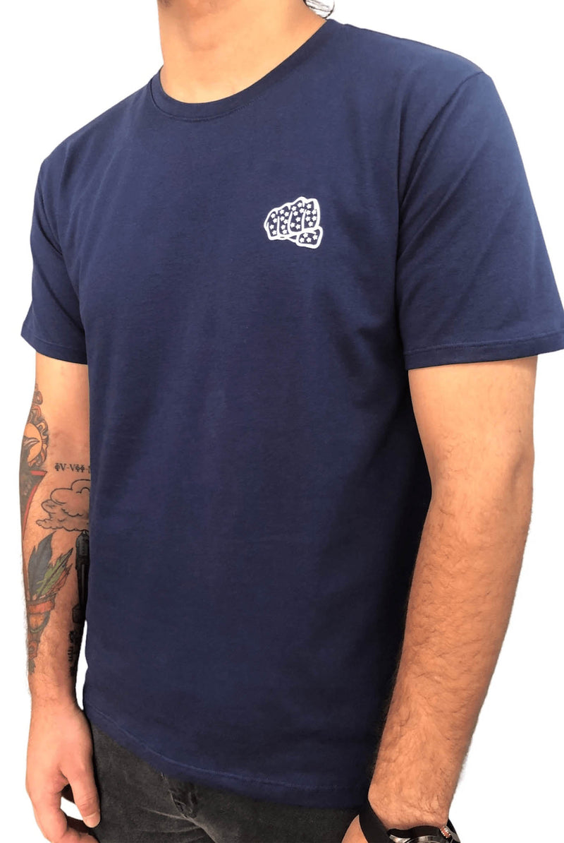 Fist Dark Blue Stars T-shirt