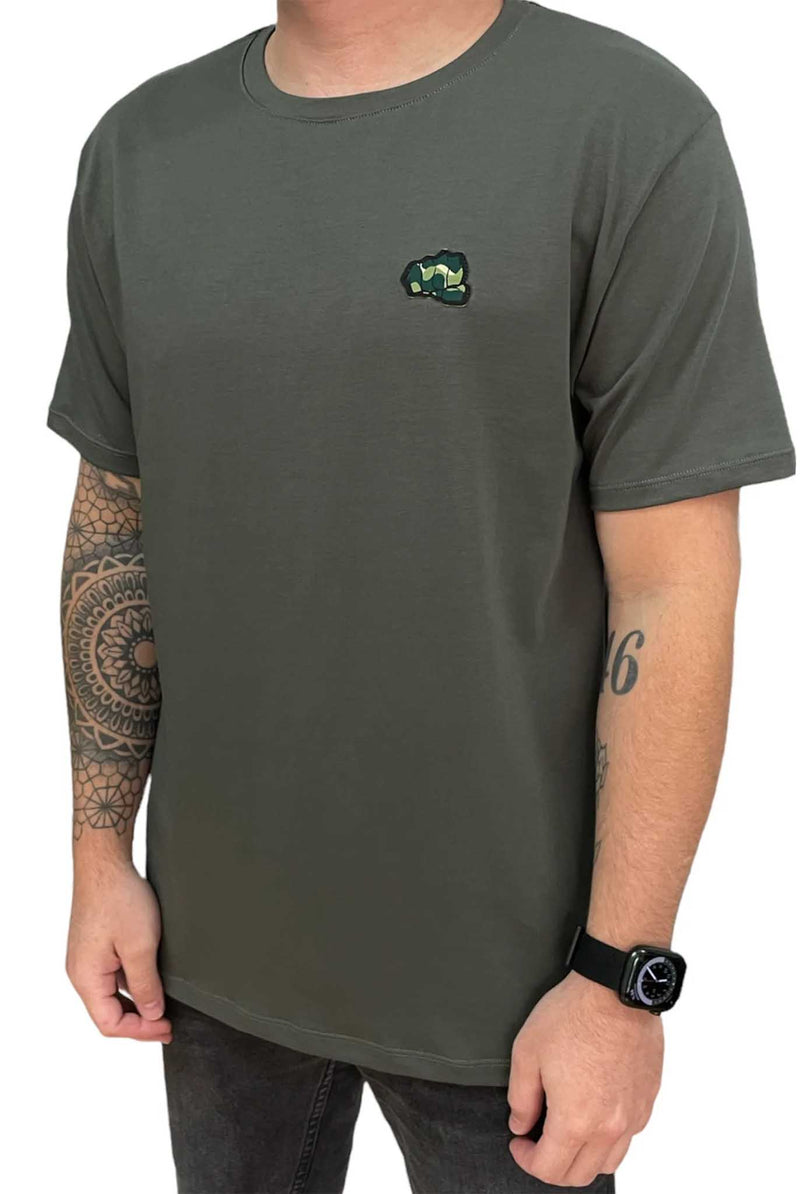 Fist Camo Patch T-shirt Green