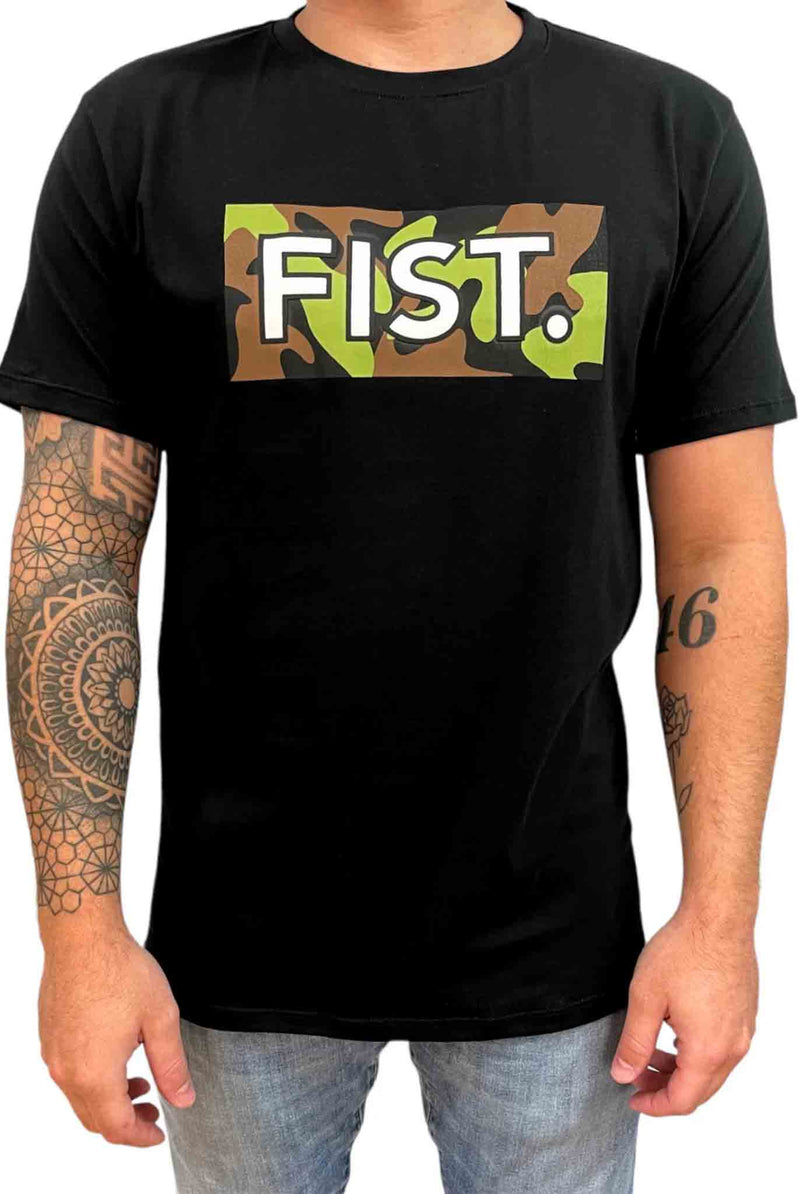 Fist Black Camo Block T-shirt