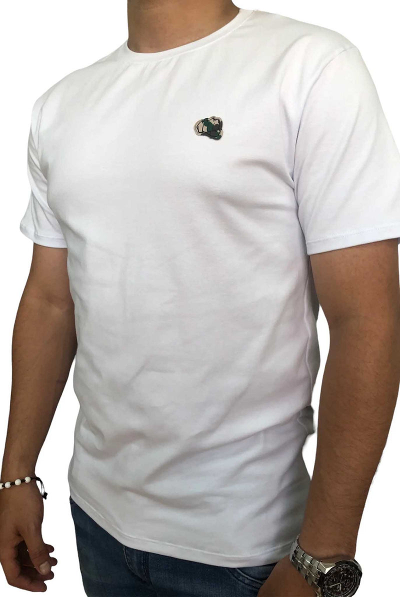 Fist White Camo Rubber T-shirt