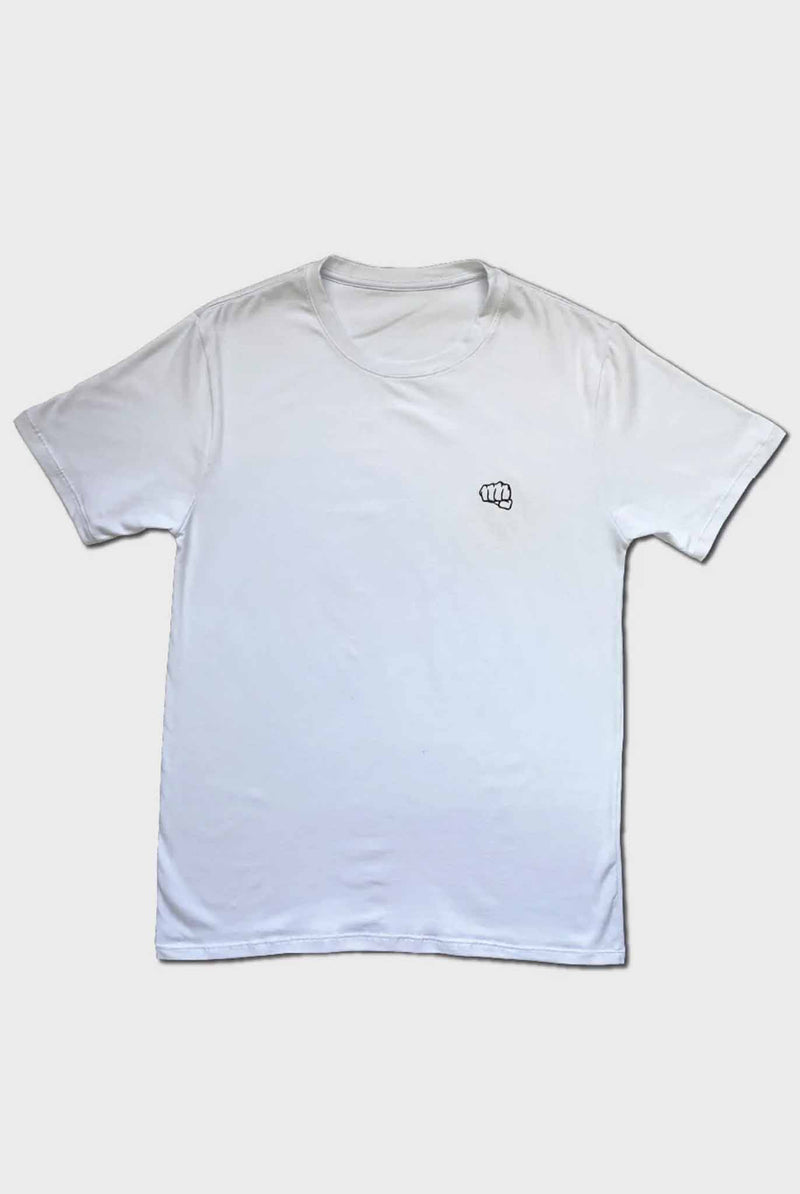 Fist Small Logo Print T-shirt White