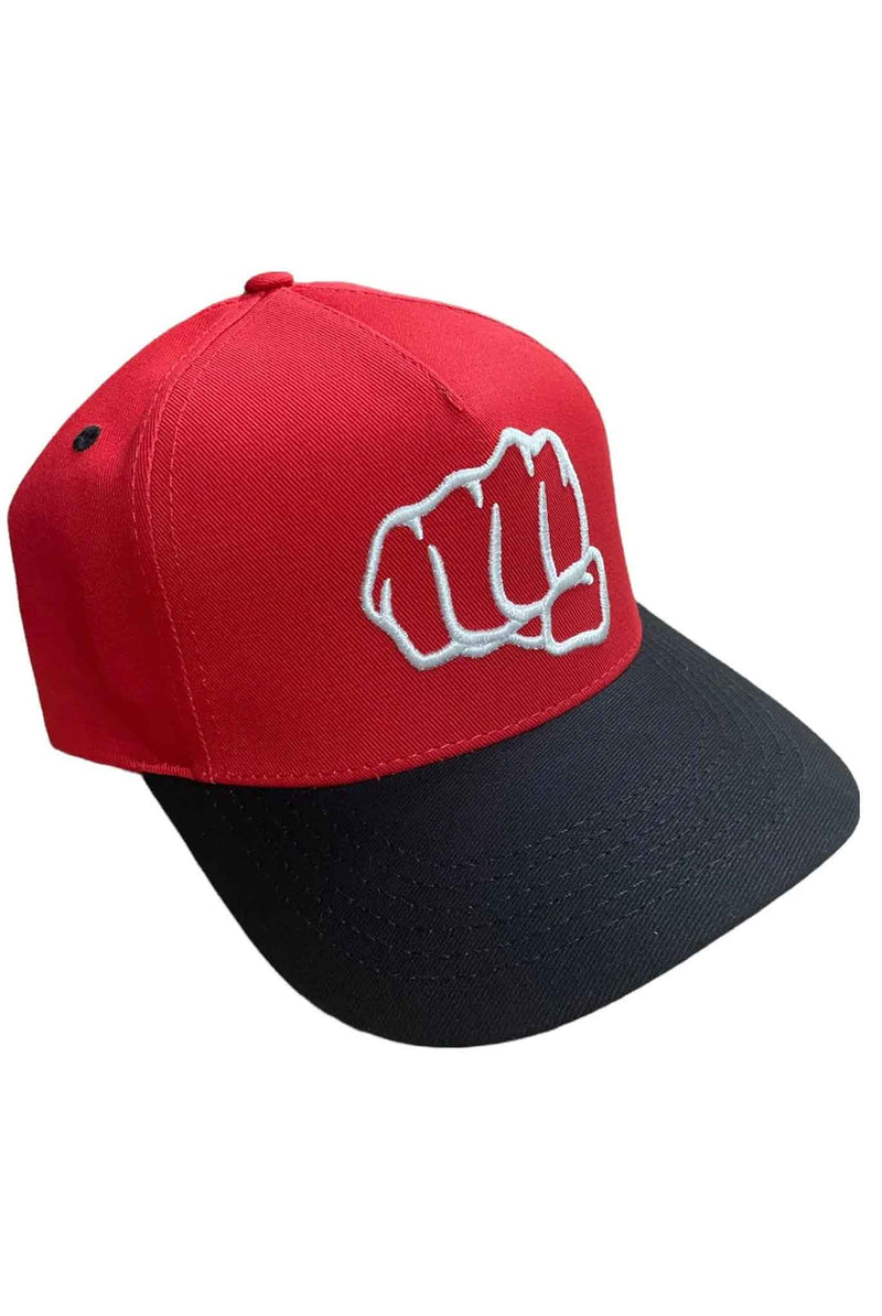 Fist Front Punch Cap Red