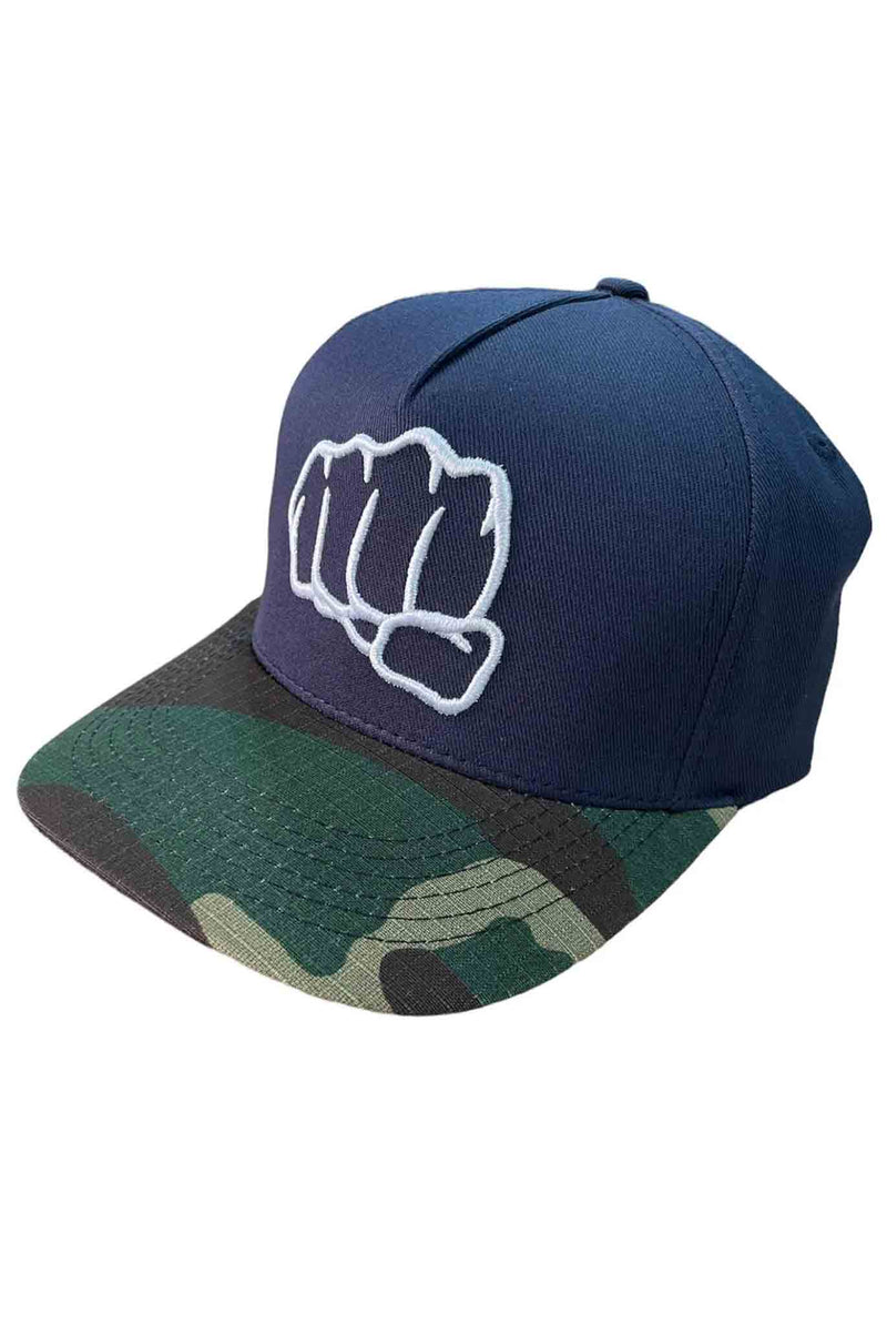 Fist Front Punch Cap Blue