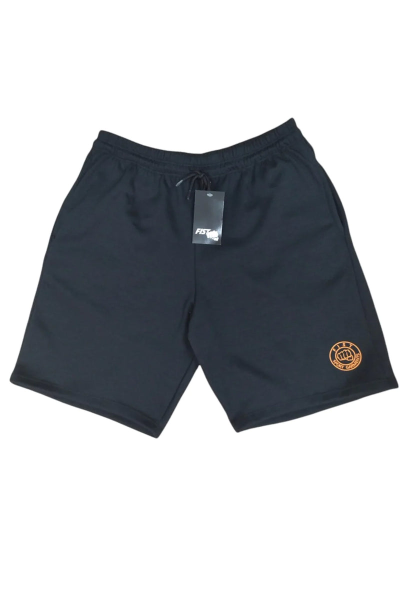 Fist Garments Short Jogger Black-Orange