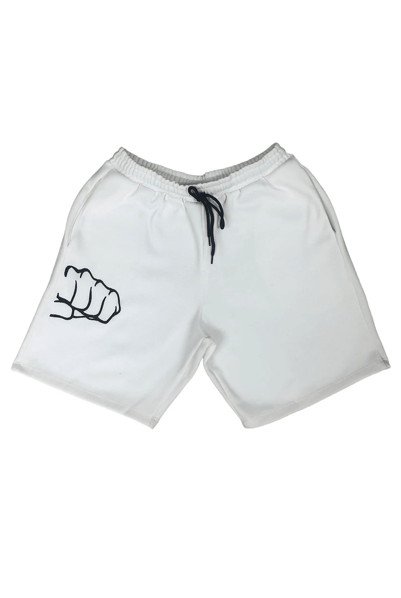 Fist Cuff Short Jogger White