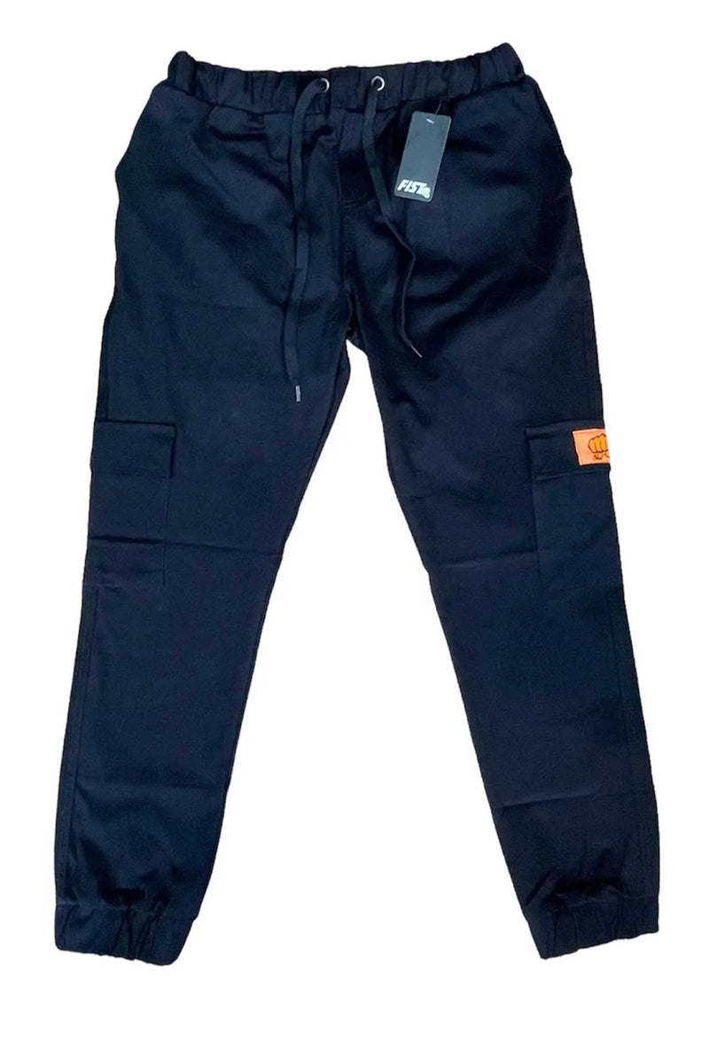 Fist Jogger Cargo Premium Black Orange