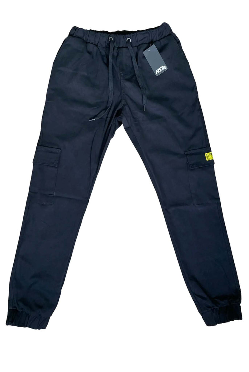 Fist Jogger Cargo Premium Black Yellow