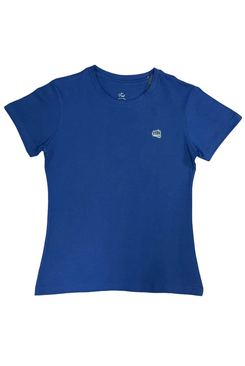 Fist T-shirt Rubber Bw Women Blue